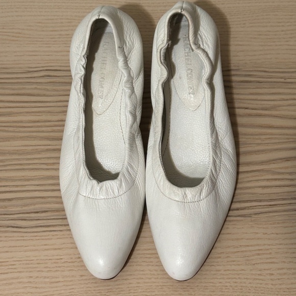 Rachel Comey white leather kitten heel size 7 - Picture 3 of 5